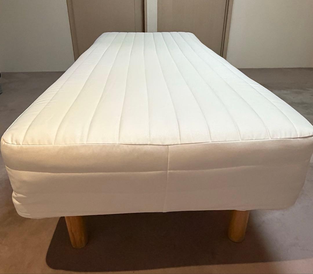 無印良品 ベッド 脚付きマットレス ポケットコイル スモール【送料込】