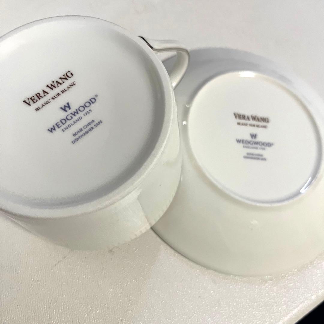 ウェッジウッド　ヴェラウォン  ポットセット　Blanc Sur Blanc