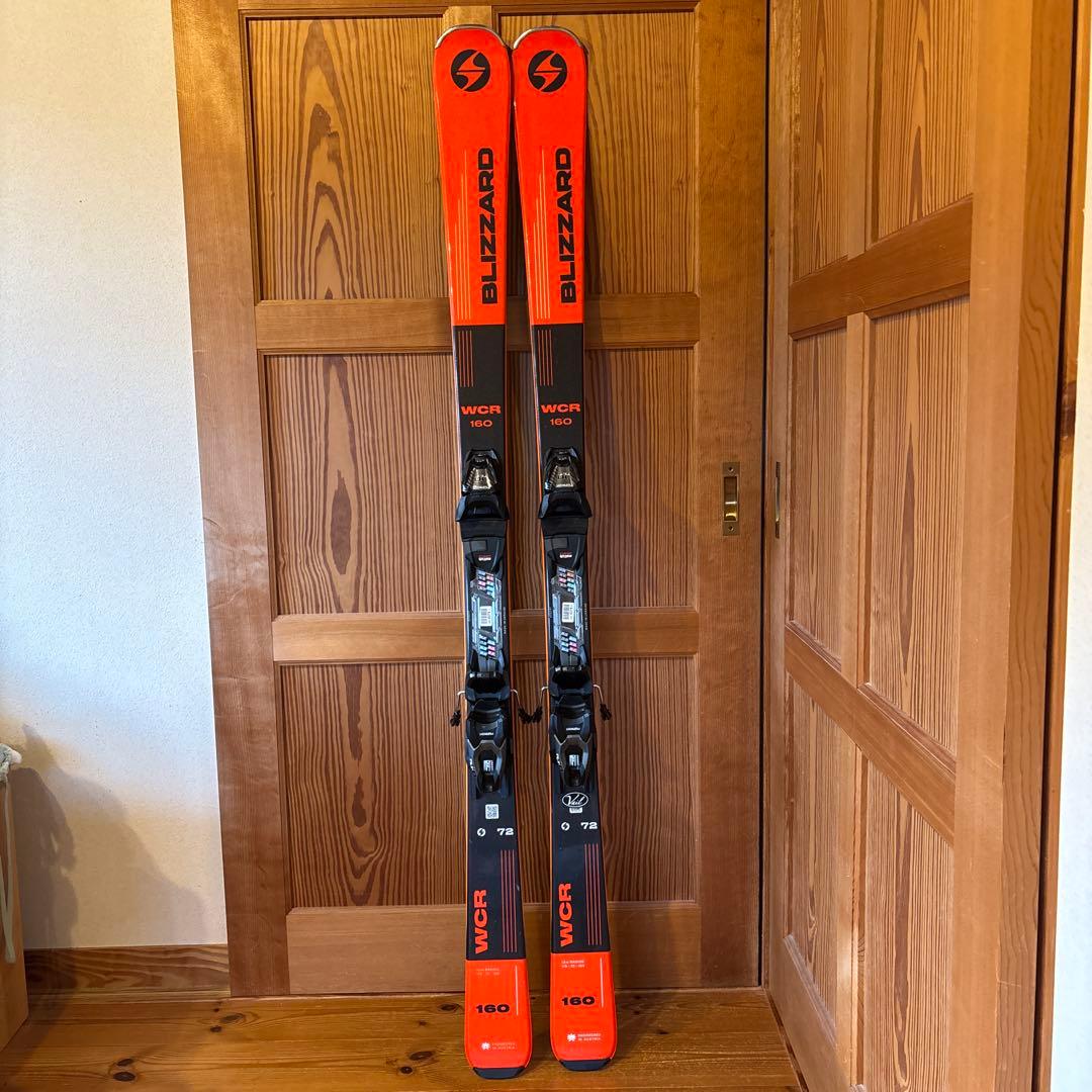 BLIZZARD WCR スキー 160cm オレンジ/ブラック