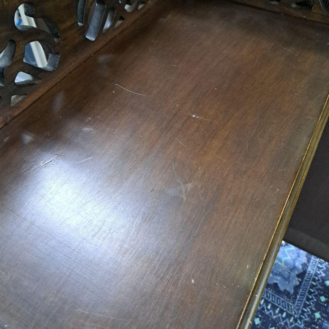 ♡木製彫刻シェルフ 引き出し付き♡