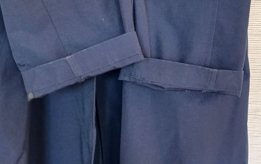 TAION ダウンインナー付きステンカラーコート　ネイビー L