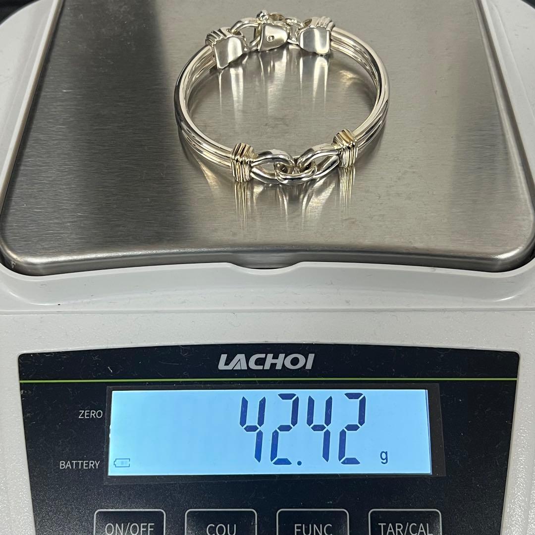 ティファニー TIFFANY ダブル ループ ブレスレット コンビ 希少