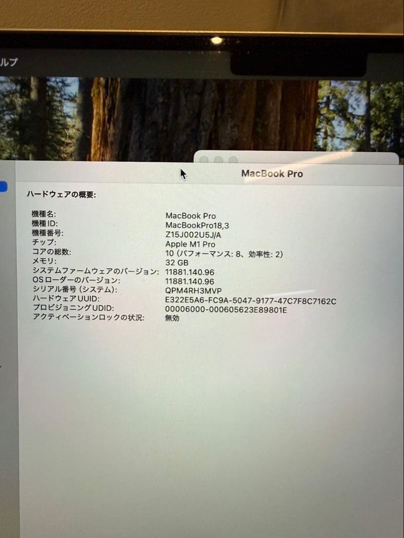 Apple MacBook Pro 14インチ M1 Pro 32GB