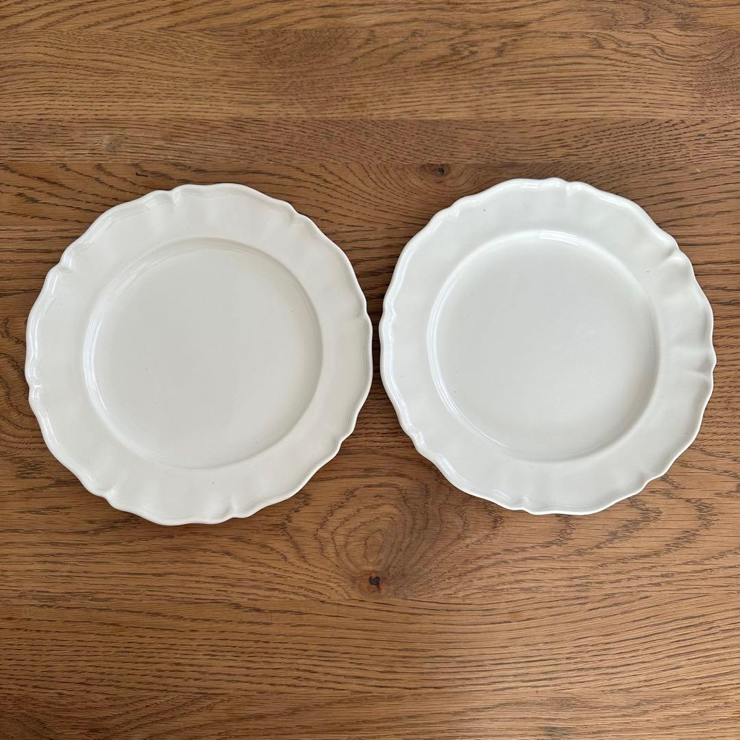 【未使用】河合竜彦　花リムプレート　26cm 2枚