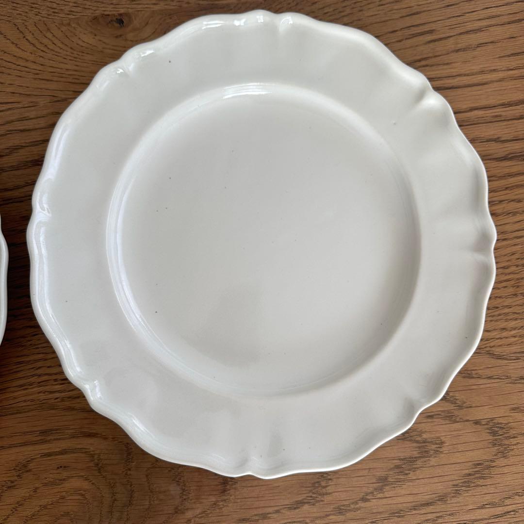 【未使用】河合竜彦　花リムプレート　26cm 2枚