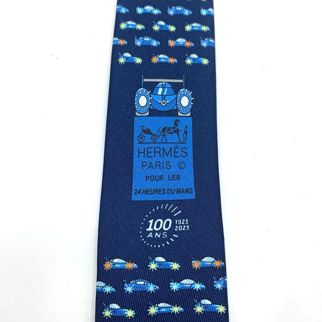【限定品】HERMES エルメス ネクタイ ルマン24時間 100周年限定