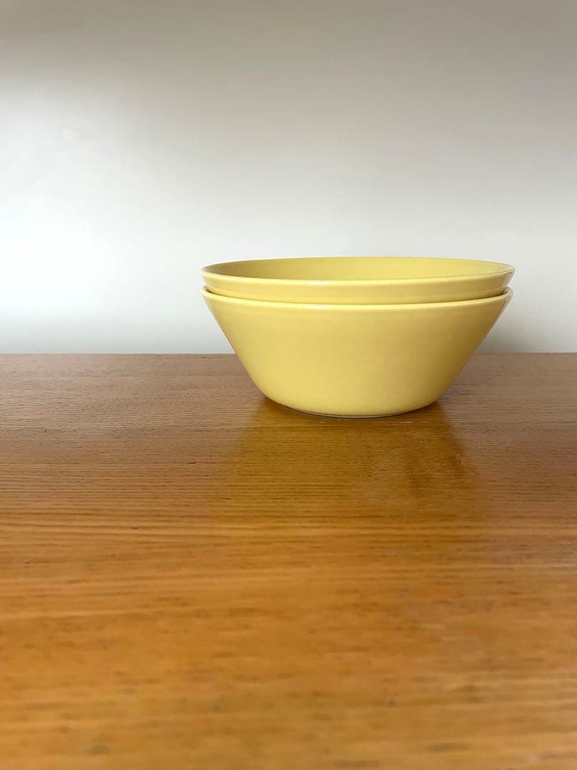 北欧scopeイッタラティーマ廃盤イエローボウル2個暮らしの道具店イイホシユミコ