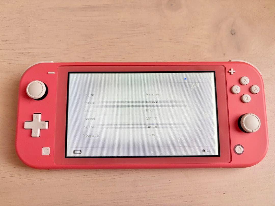 Switch Light 本体　スイッチライト コーラル ジャンク品
