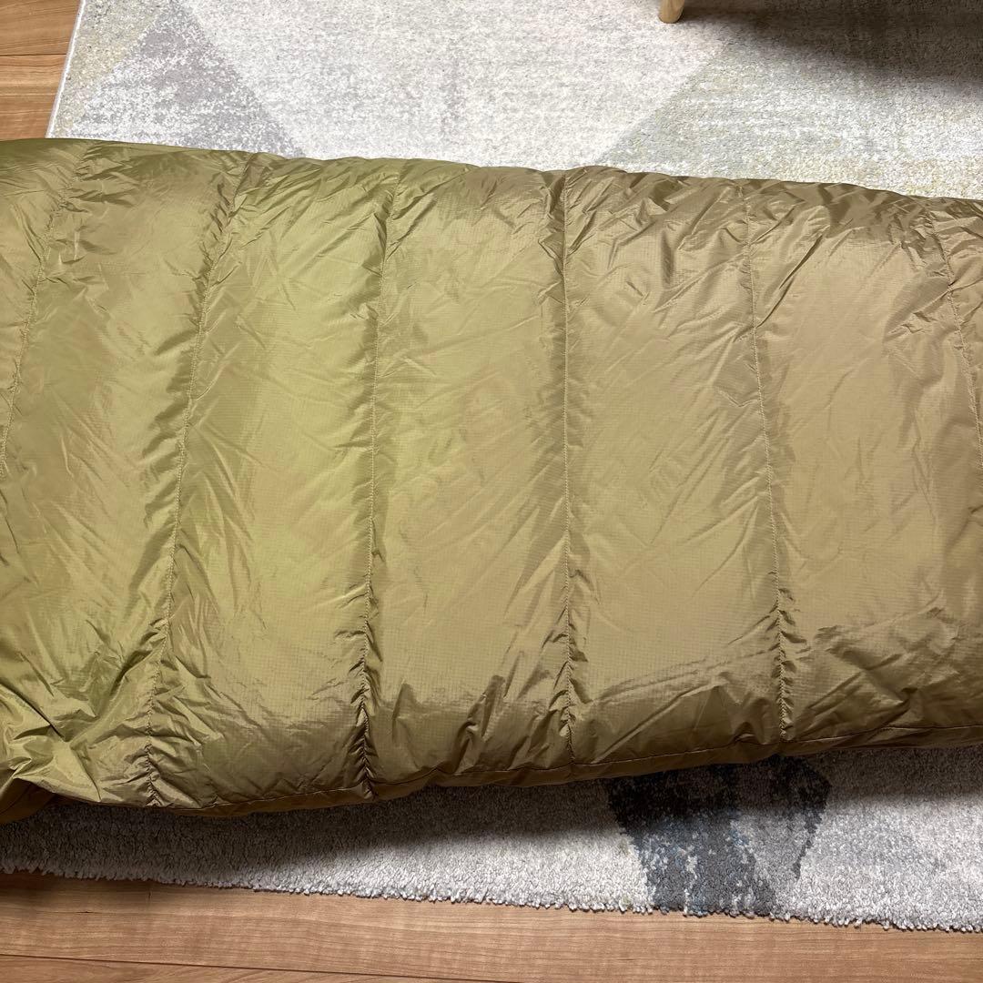 NANGA 山渓別注シュラフ1000DX ロング　コヨーテ　メッシュバック付き