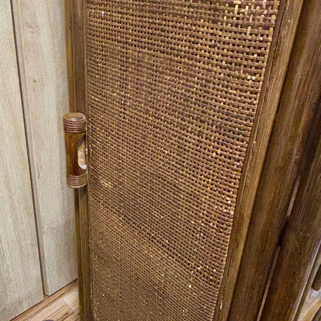 北欧ナチュラル✨ラタン靴箱6段仕様❤️スリム収納 送料無料 シューズラック