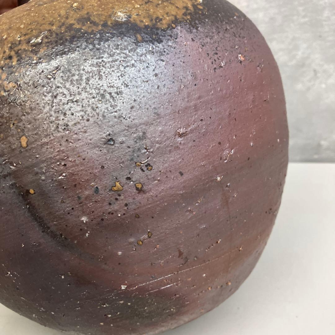 昭和レトロ 備前焼 焼物 花瓶 花器 フラワーベース 一輪挿し 花入れ 生け花