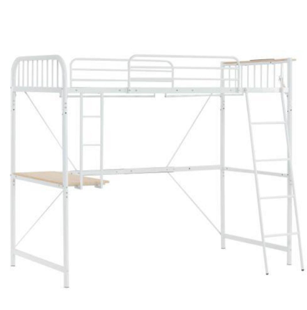 新品未使用　ロフトベッド　シングル　ホワイト