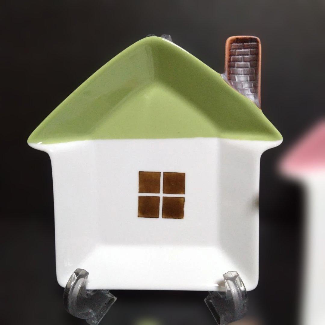 新品 波佐見焼 福峰窯 家型プレート5枚　パーティー　かわいい　おしゃれ