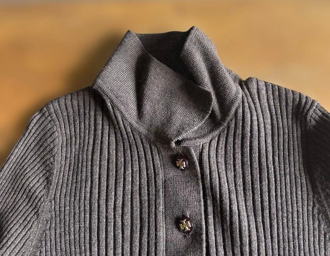 トリバーチ×バーグドルフ　襟付きプルオーバー ニット