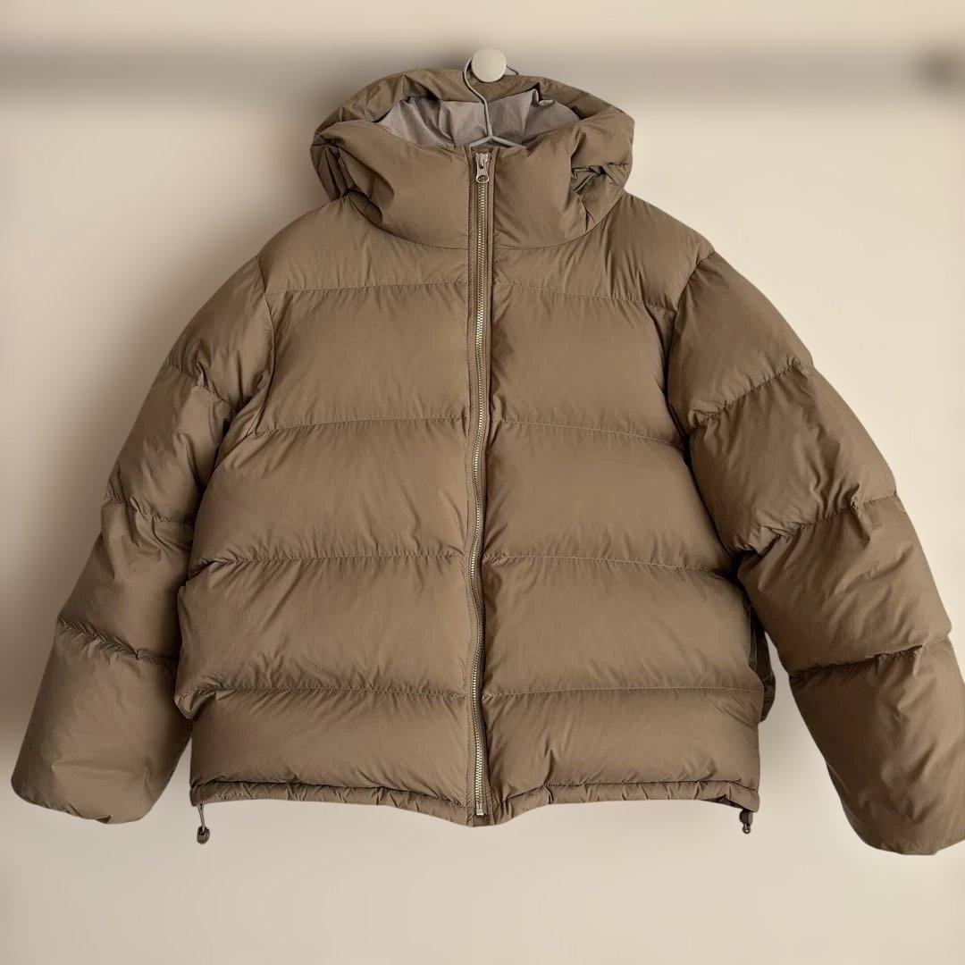 BEAUTY&YOUTH ナイロンフード リサイクル ダウンジャケット