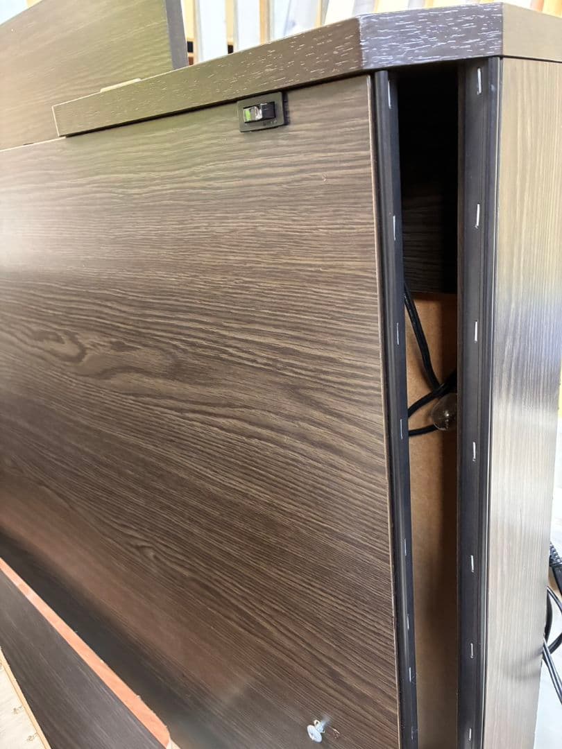 【現地引取OK】セミダブル コンセント,ライト,引き出し付き