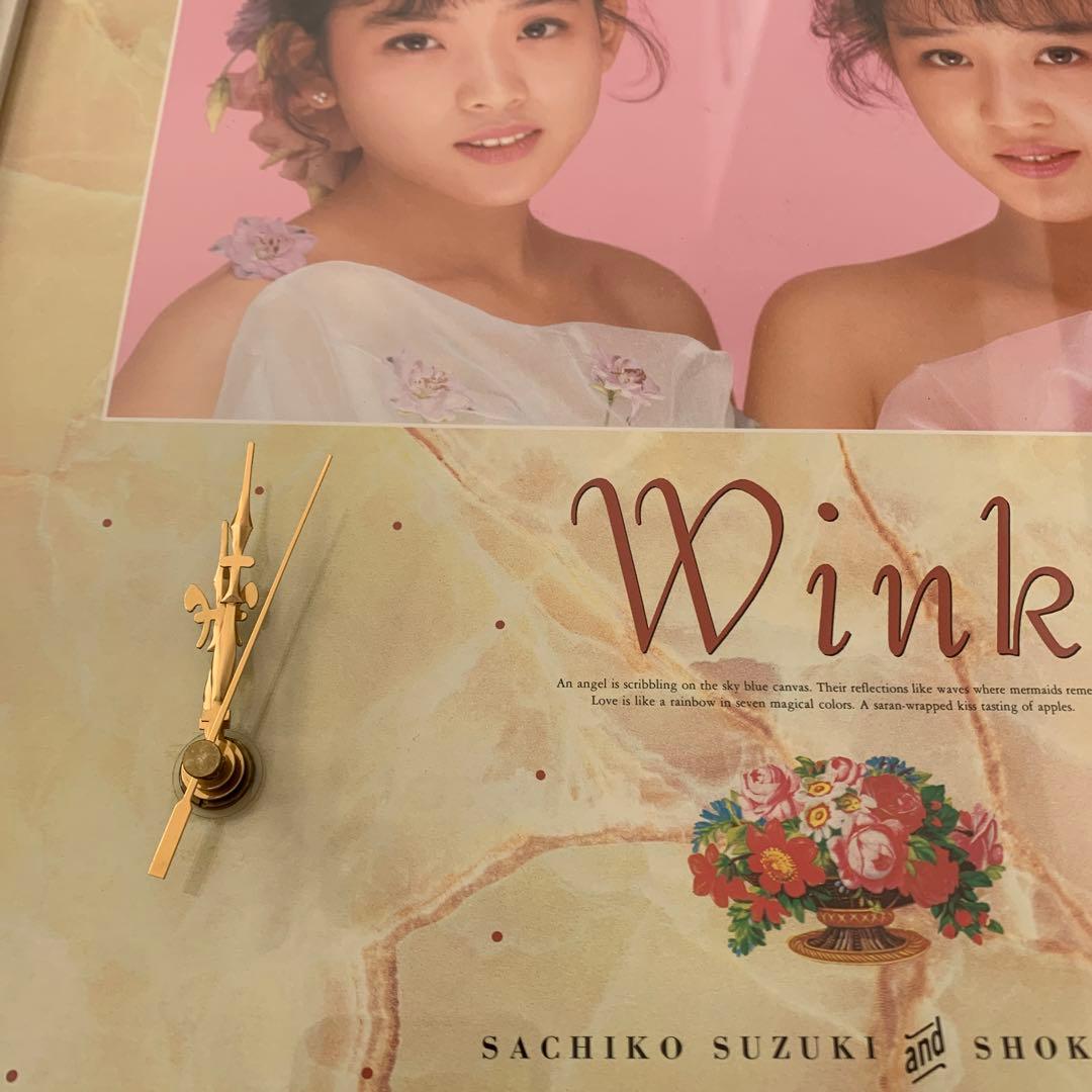 パネル時計　Wink 非売品フルセット（全ポップ付）　未使用