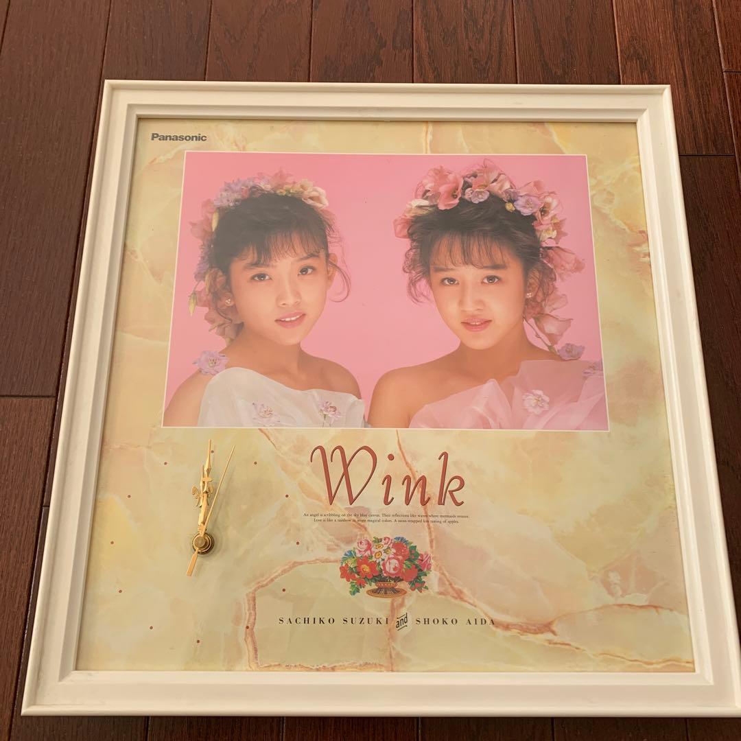 パネル時計　Wink 非売品フルセット（全ポップ付）　未使用