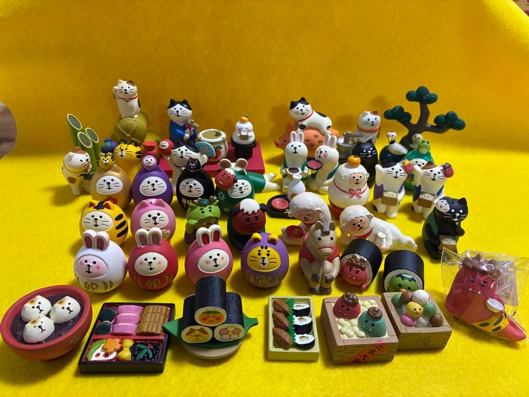 コンコンブル　干支　正月　節分　40点　おまけ(鶴亀盆栽他)