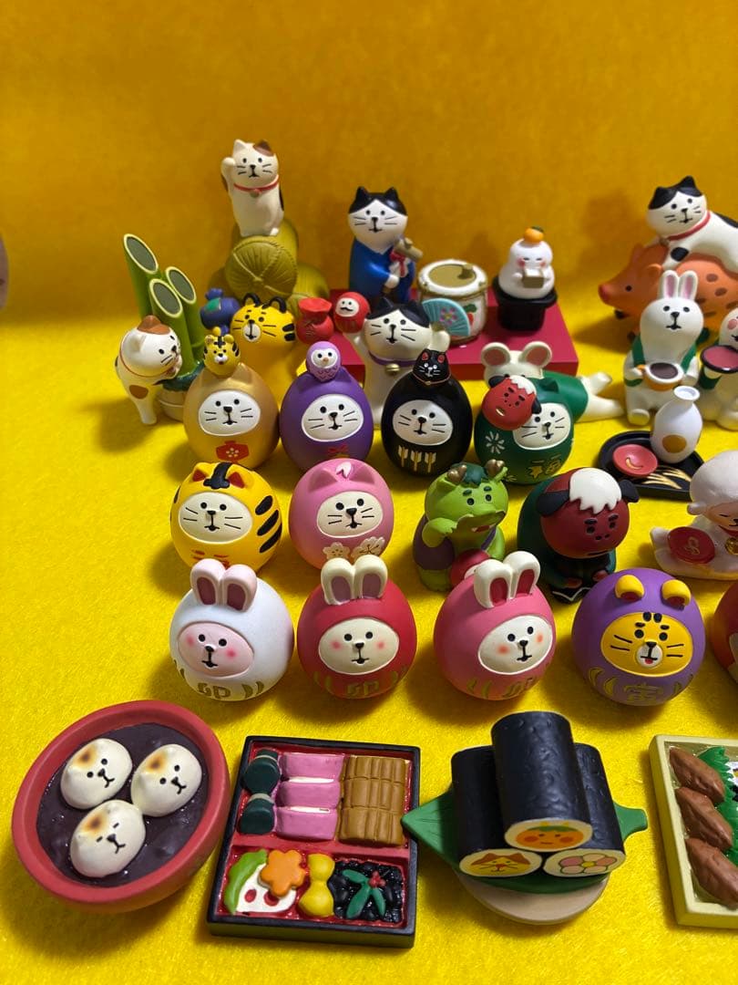 コンコンブル　干支　正月　節分　40点　おまけ(鶴亀盆栽他)