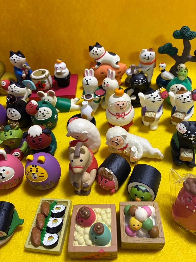 コンコンブル　干支　正月　節分　40点　おまけ(鶴亀盆栽他)