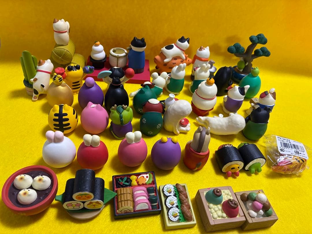 コンコンブル　干支　正月　節分　40点　おまけ(鶴亀盆栽他)