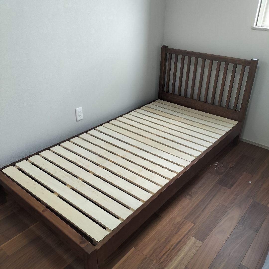 関家具 シングルベッド マットレス付き 展示品(2601C-2)