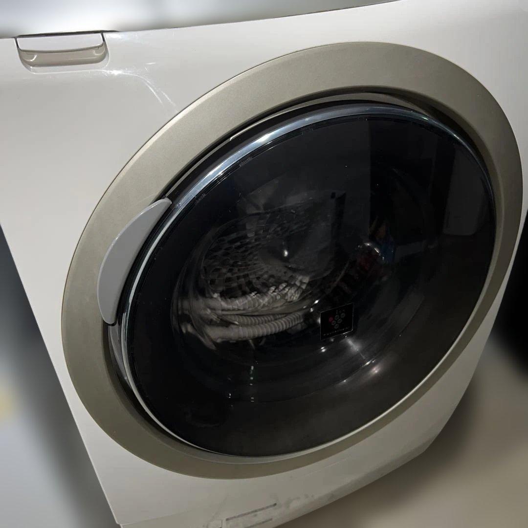 ⭐︎SHARPプラズマクラスター/10㌔ドラム式洗濯機/乾燥6㌔/まだまだバリバリ
