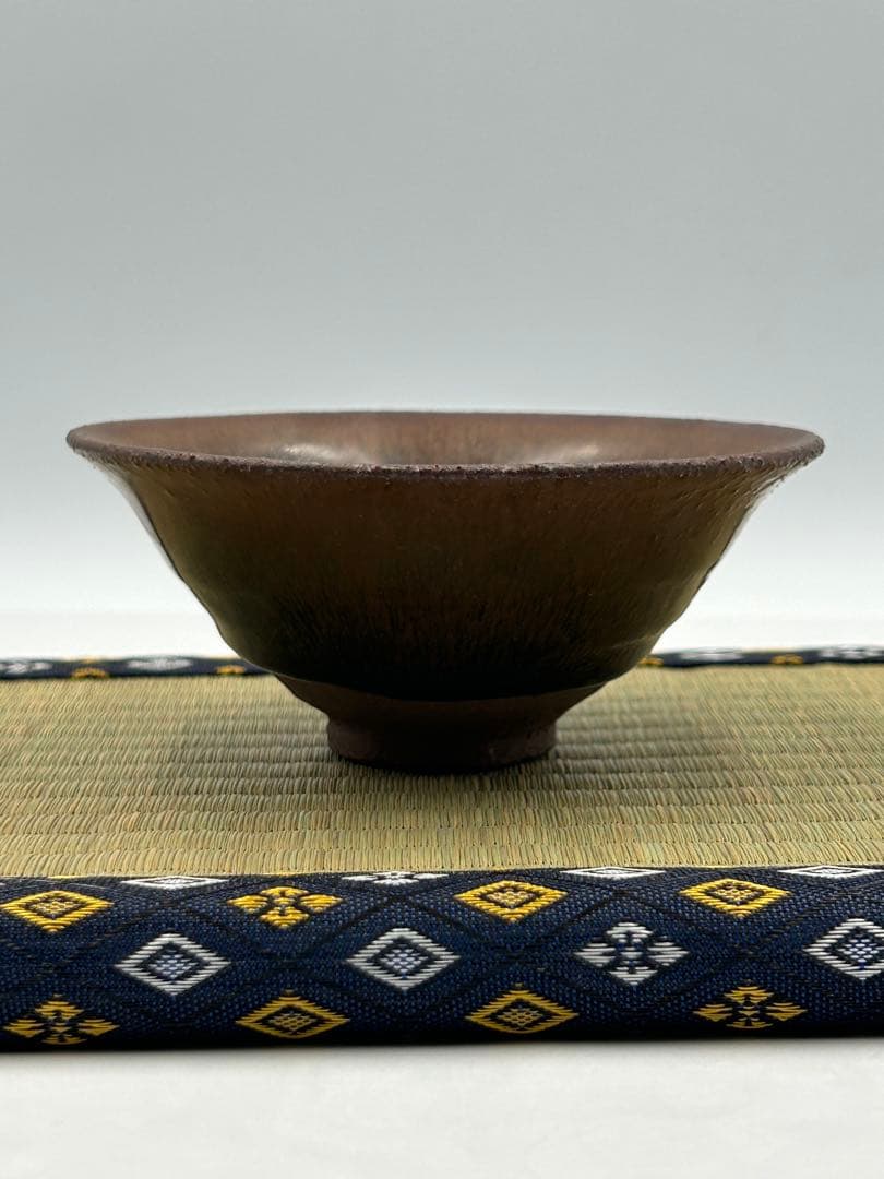 ★0010　宋時代　建窯 兎豪天目茶碗★茶道具 茶器 唐物天目 中国美術