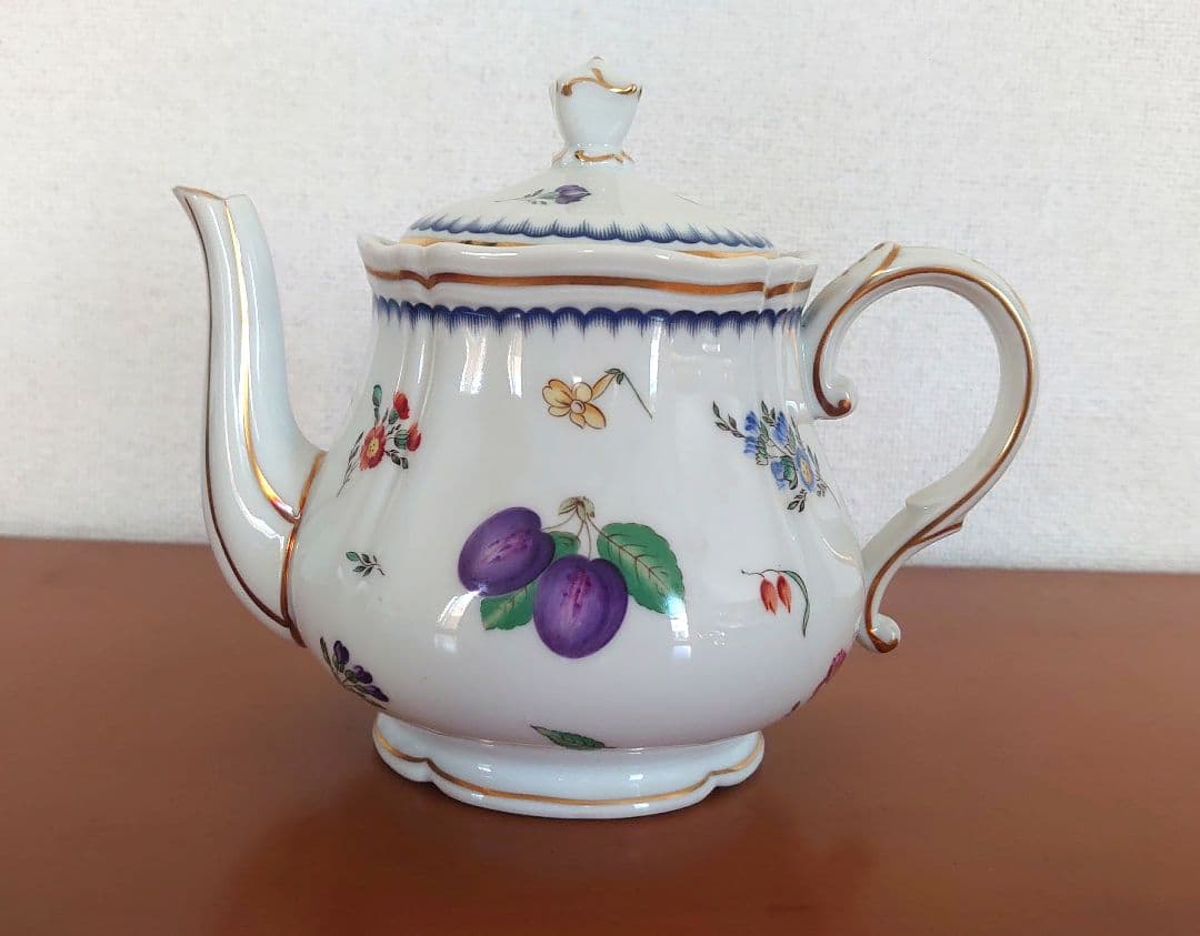 ジノリ アンティコイタリアンフルーツ　ティーポット 3点セット