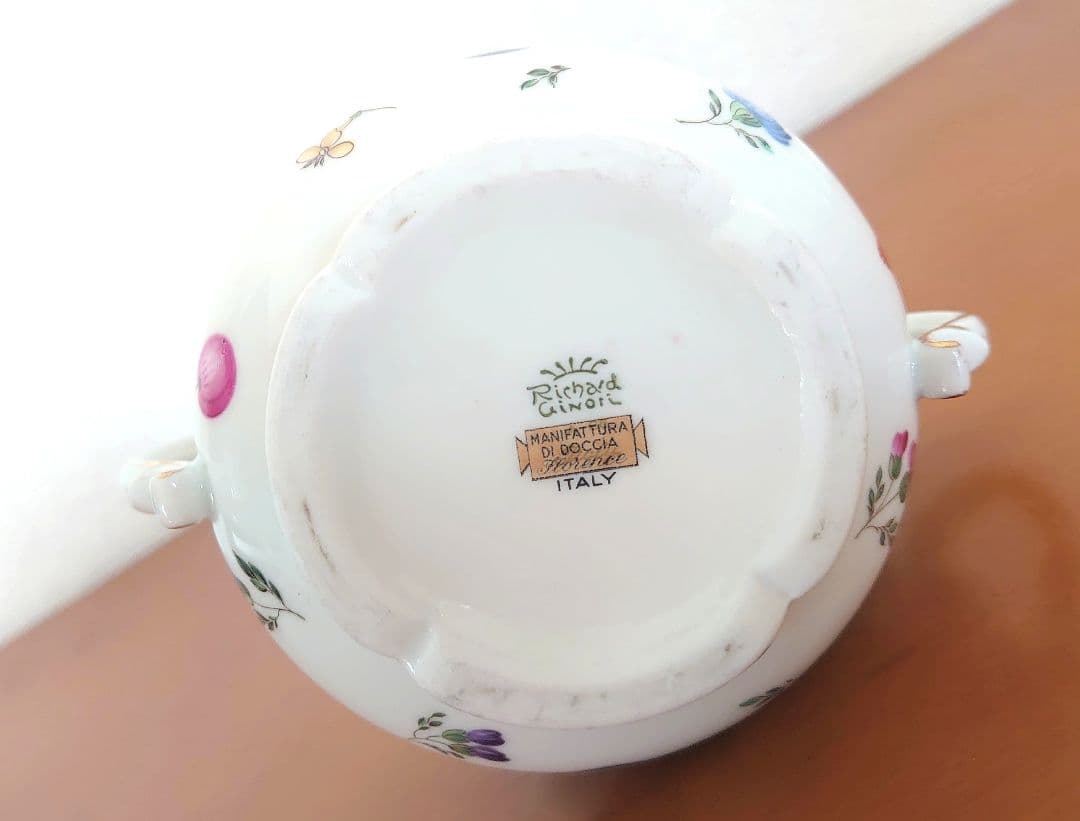 ジノリ アンティコイタリアンフルーツ　ティーポット 3点セット