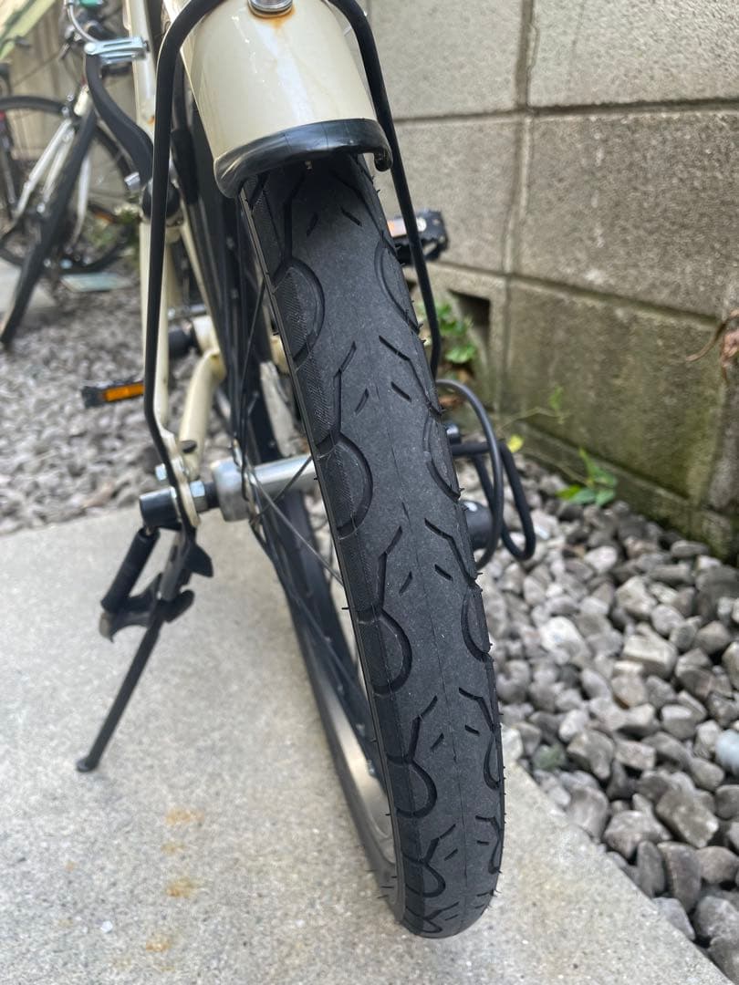【手渡し限定葛飾】美品20インチ 自転車 ミニベロ sp-min ホワイト 6速