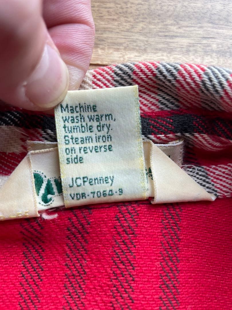 70s BIG MAC フランネルシャツ チェックJCPenney ヴィンテージ