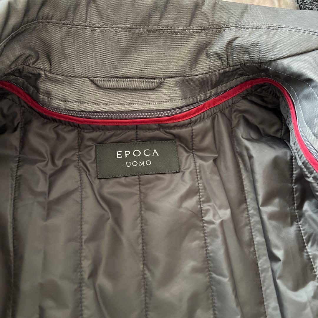 メンズEPoca Uomo グレー ステンカラーコート　未使用