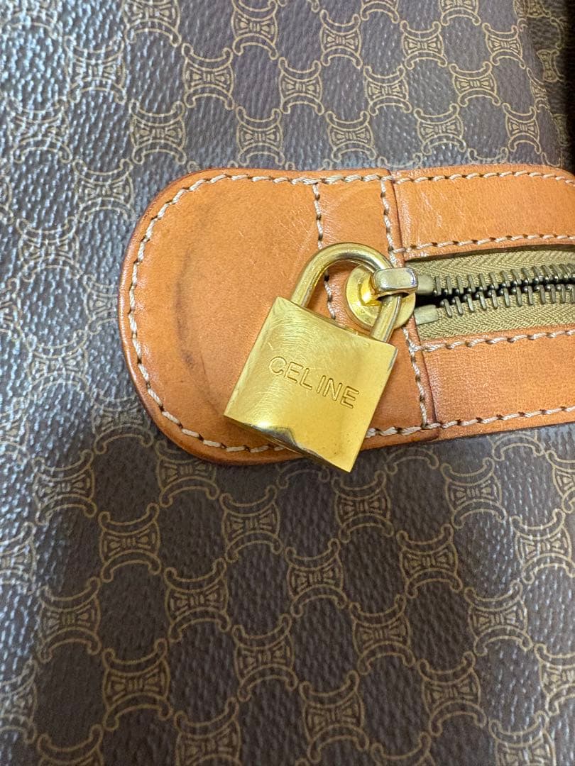 CELINE　ボストンバッグ　マカダム