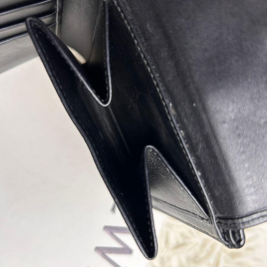 【希少】 LOEWE パズル バイフォールド ウォレット 折財布 ネイビー