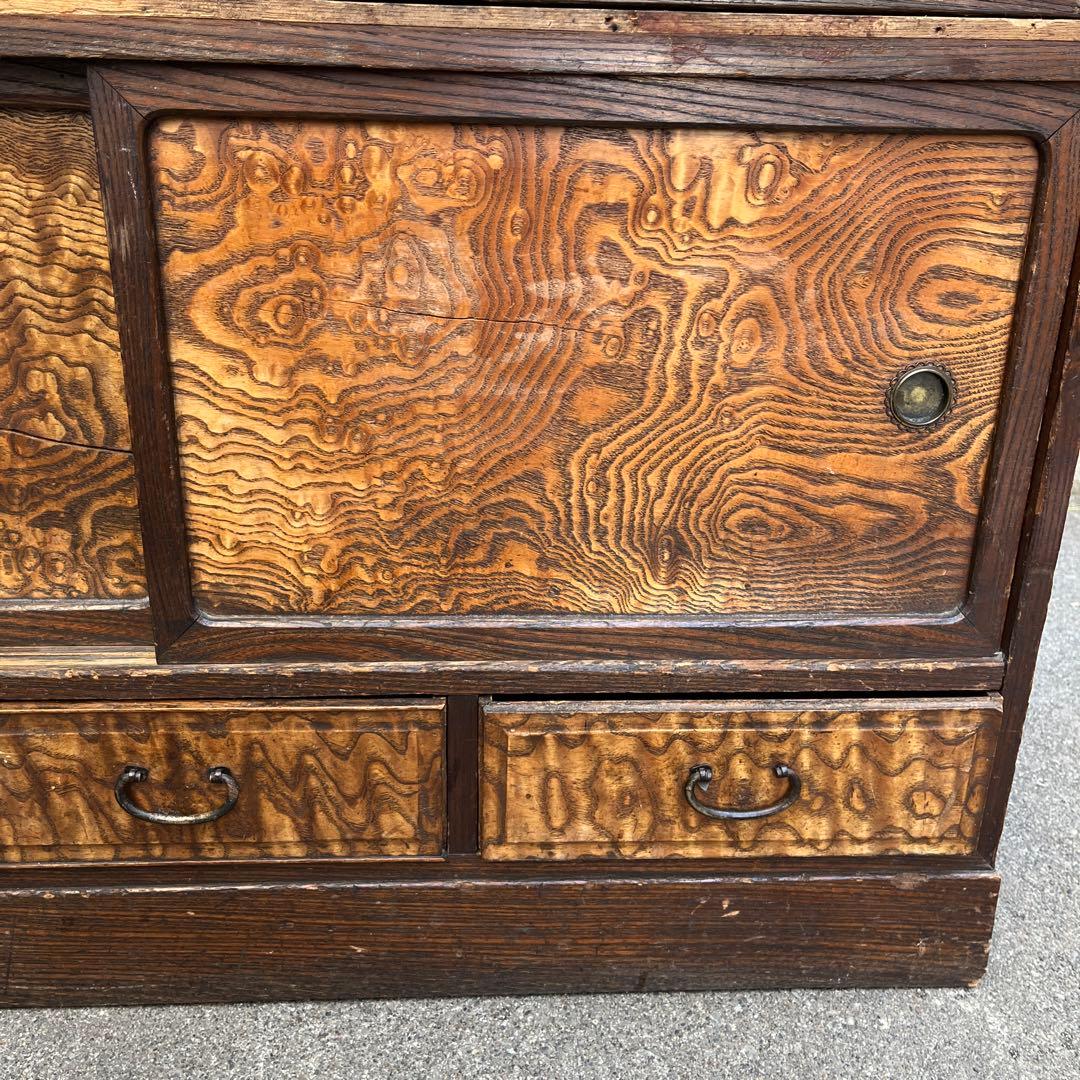 茶箪笥　飾り棚　箪笥　和家具　タンス　レトロ