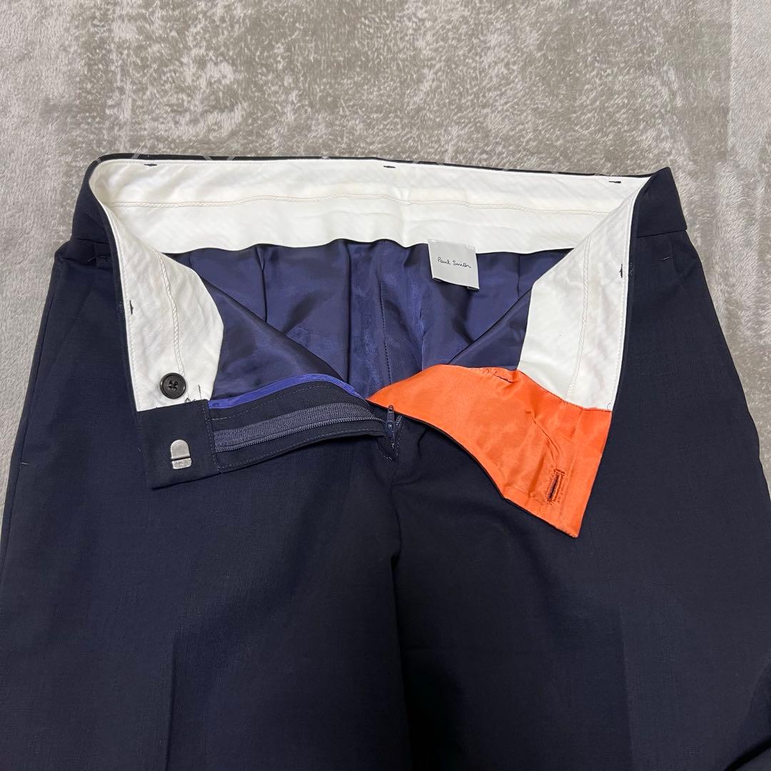 近年モデル Paul Smith パンツスーツ 大きいサイズ ネイビー 夏