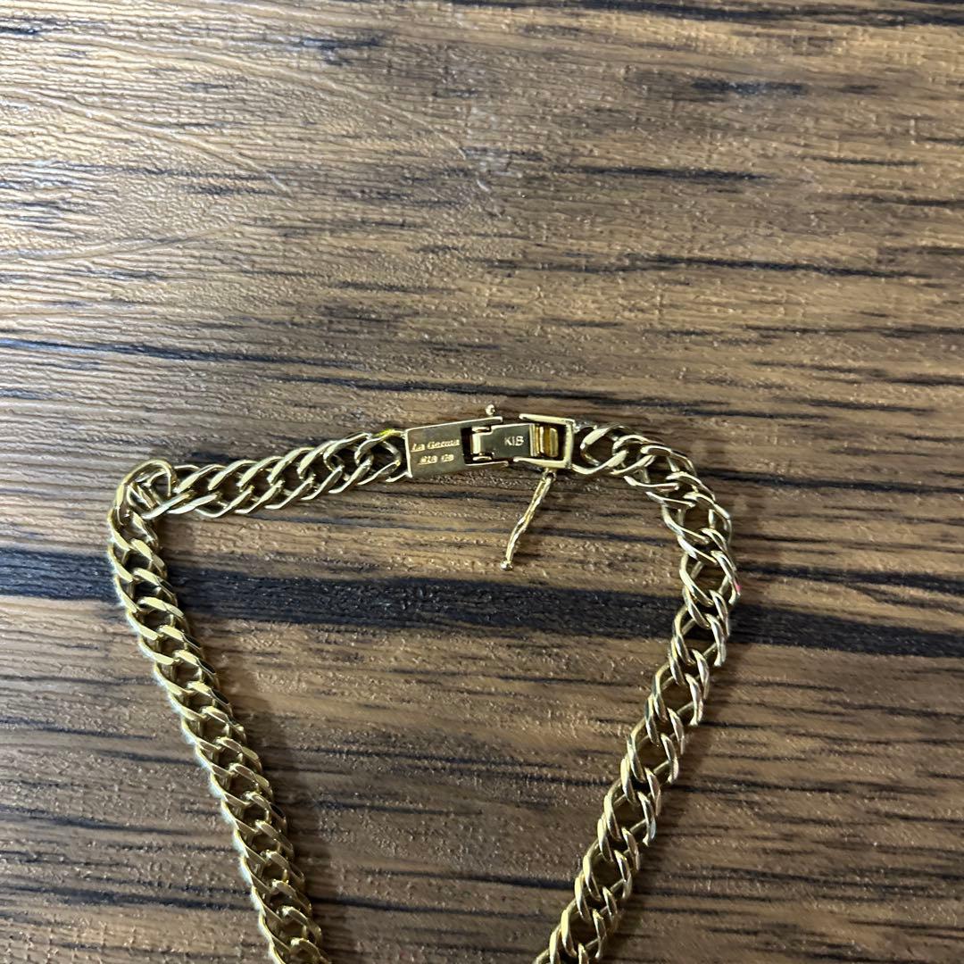 マ*ン様 ゴールド チェーンブレスレット18金