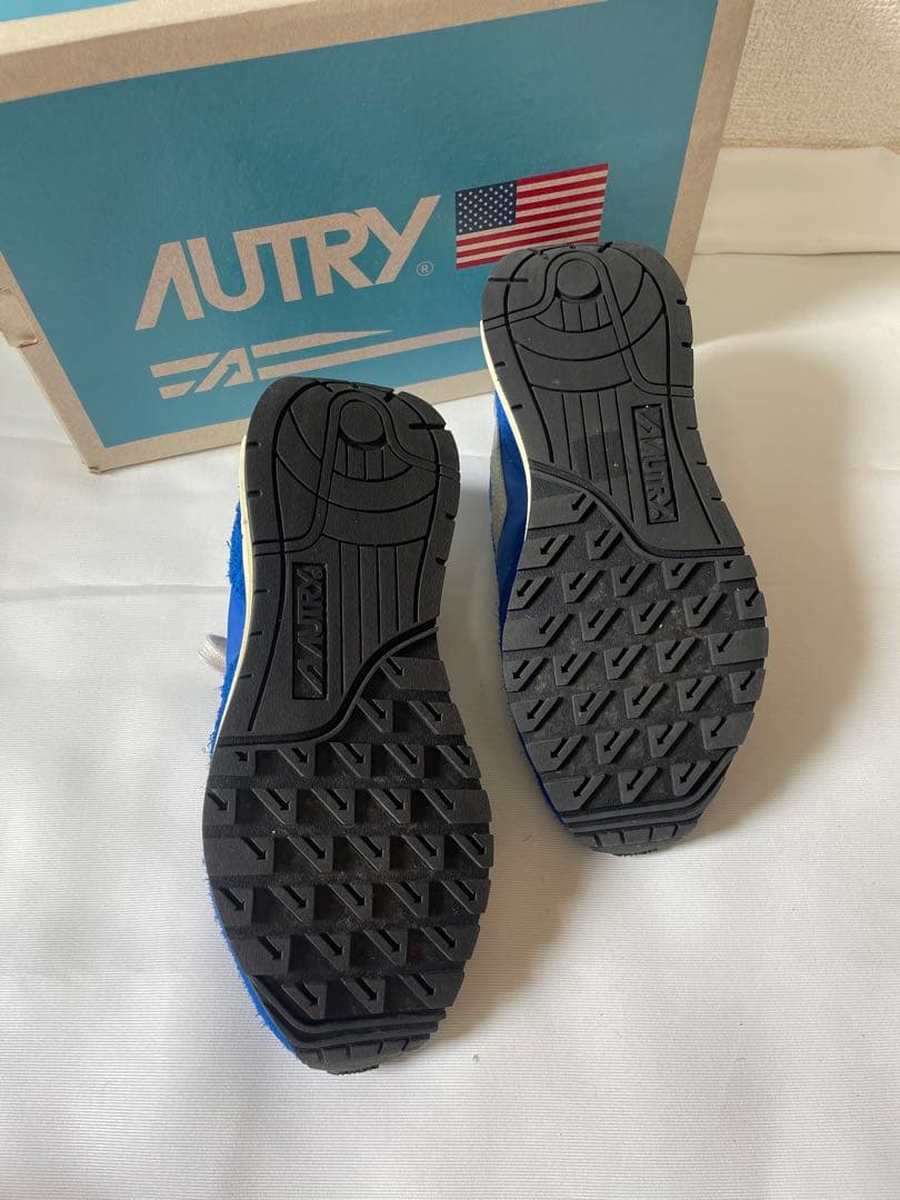 人気　オートリー　レトロ　スニーカー　ブルー