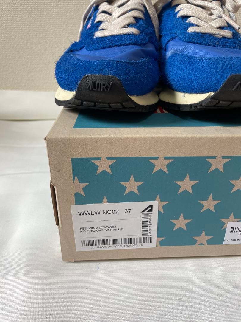 人気　オートリー　レトロ　スニーカー　ブルー