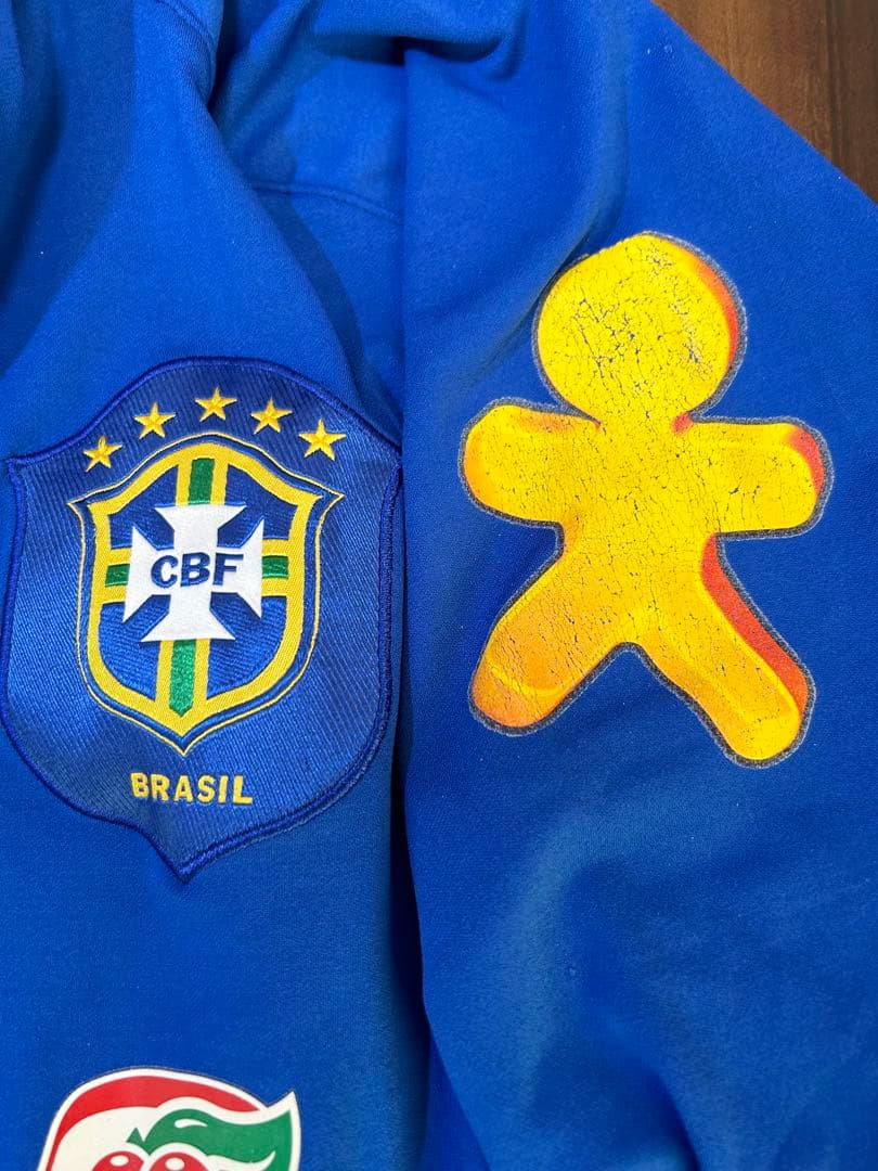 超貴重‼️ブラジル代表•選手実使用品•ブルー✖️濃紺・ジャージ上下