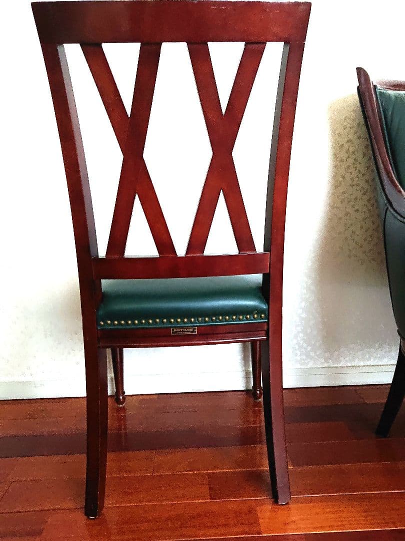 ダイニングチェア マルニ KENT-COURT 本革 疵多い たのメル便