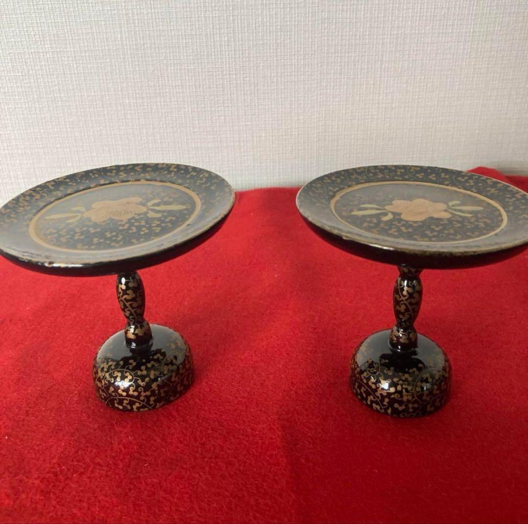 雛人形　三人官女　1956年　ビンテージ & 高杯2個