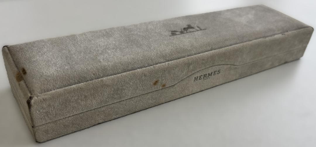 HERMÈS エルメス クリッパークオーツ 箱 コマ 国内ギャラ有り 電池交換済