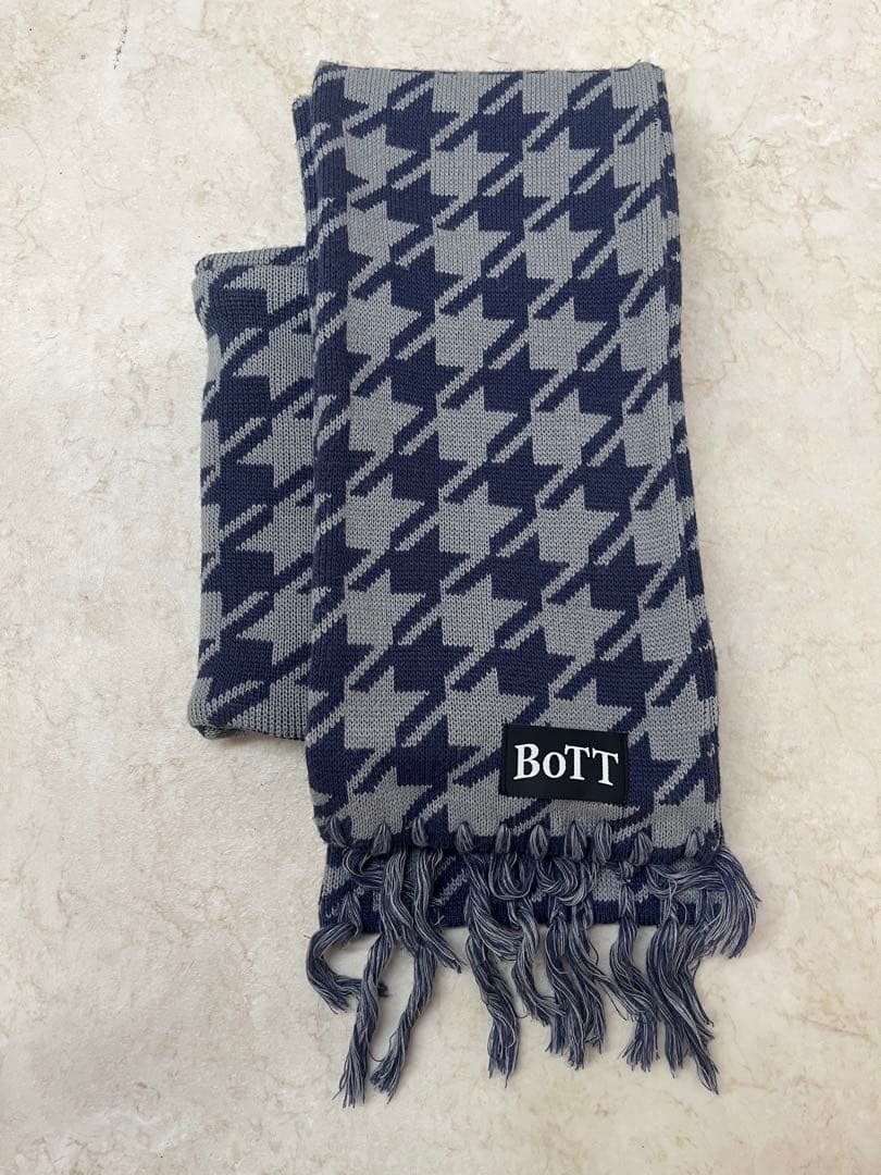 小物 BOTT HOUNDSTOOTH HOODED SCARF
