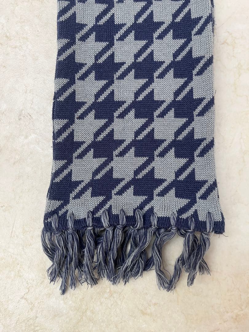 小物 BOTT HOUNDSTOOTH HOODED SCARF