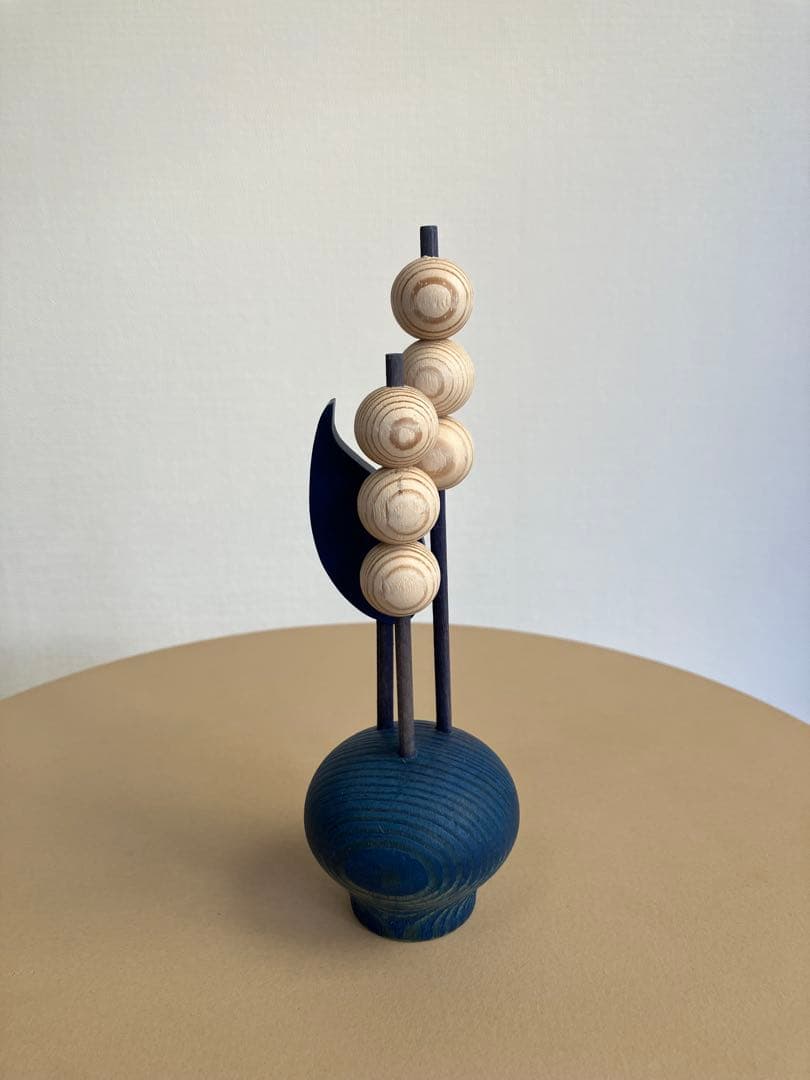 aarikka/アーリッカ　ヴィンテージ ウッド オブジェ　すずらん