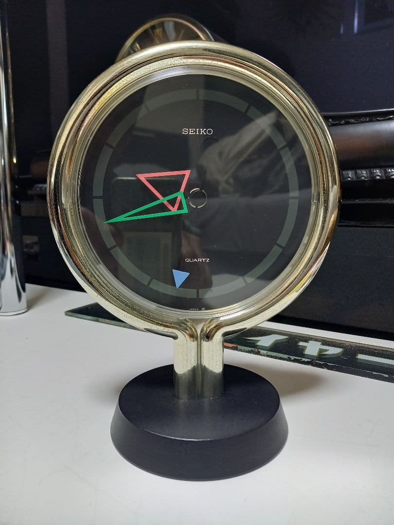 1980's　SEIKO　オールド　セイコー　ポストモダン　テーブル　クロック