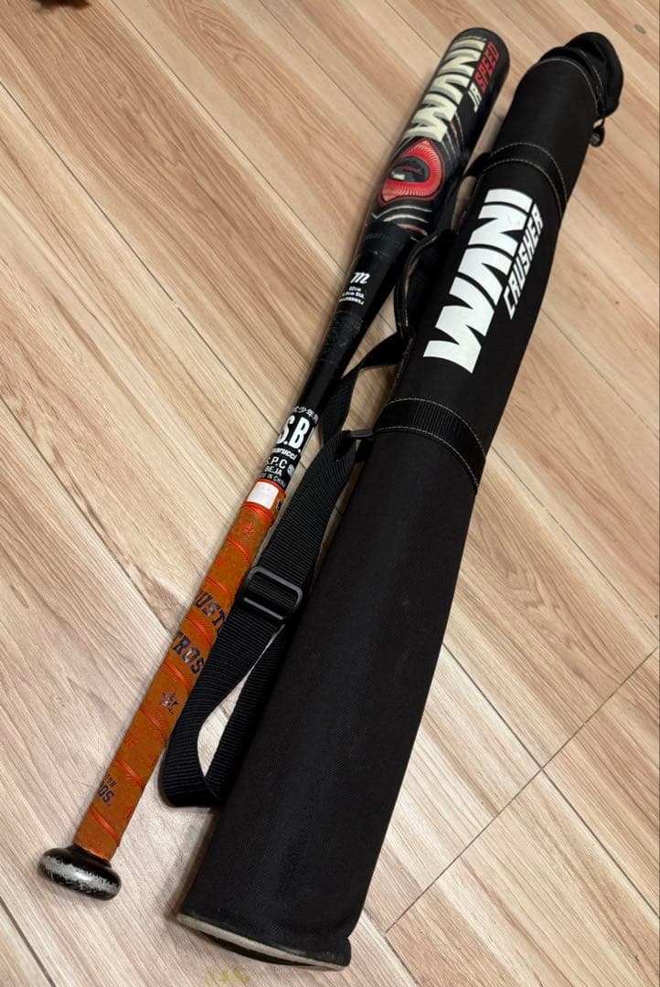 赤ワニ　82cm　マルチ marucci ワニクラッシャー 少年軟式バット